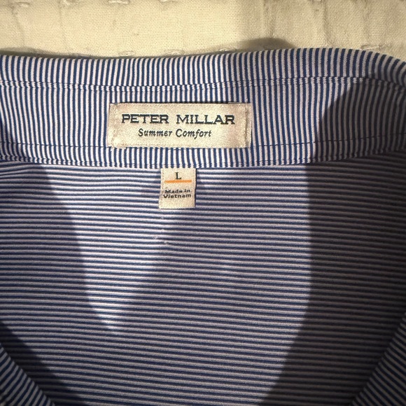 Peter Millar, summer comfort, large, University of Pittsburgh “Pitt” golf shirt - Picture 4 of 5